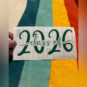 Class Of 2026 Vinyl Decal ✨